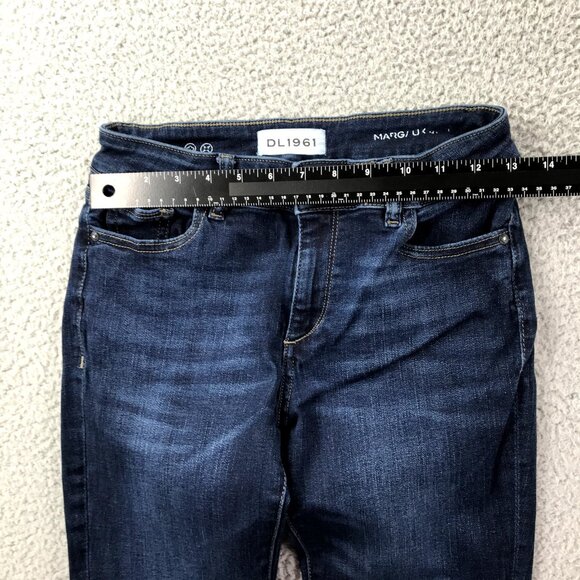 DL1961 Women's Size 26 Margaux Instasculpt Stretch Denim Ankle Skinny Jeans - Picture 12 of 16